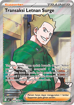 Lt. Surge's Bargain Mega Evolution ID/TH #169