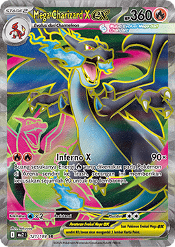 Mega Charizard X ex Indigo Flame #121