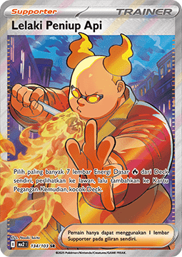 Firebreather - Indigo Flame #134