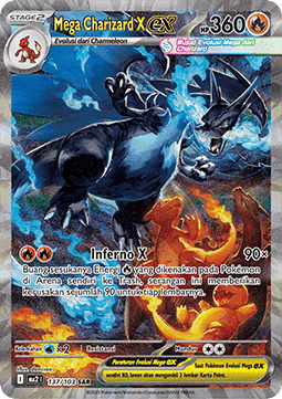Mega Charizard X ex Indigo Flame #137