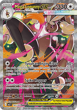 Mega Lopunny ex Indigo Flame #141
