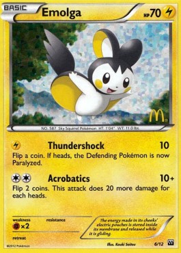 Emolga McDonald's Collection 2012 #126/12