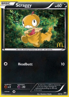 Scraggy McDonald's Collection 2012 #210/12