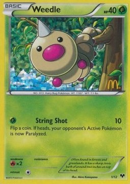 Weedle McDonald's Collection 2014 #141/12
