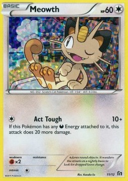 Meowth McDonald's Collection 2016 #611/12