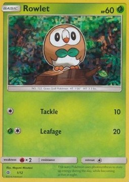 Rowlet McDonald's Collection 2017 #171/12
