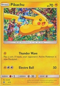 Pikachu McDonald's Collection 2017 #175/12