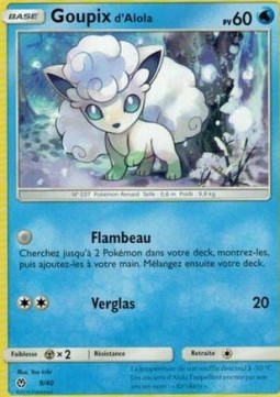 Alolan Vulpix McDonald's Collection 2018 FR #189