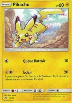 Pikachu McDonald's Collection 2018 FR #817