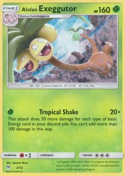 Alolan Exeggutor McDonald's Collection 2019 #192/12