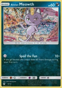 Alolan Meowth McDonald's Collection 2019 #910/12