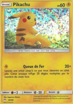 Pikachu McDonald's Collection 2019 FR #2