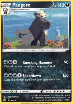 Pangoro McDonald's Match Battle 2022 #213
