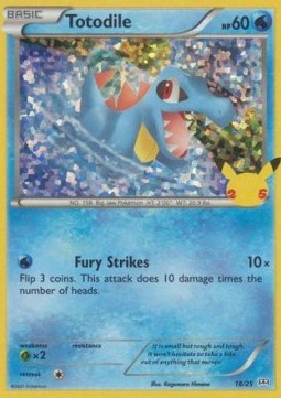 Totodile McDonald's Collection 25th Anniversary #2