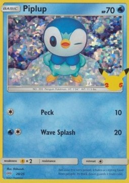 Piplup McDonald's Collection 25th Anniversary #2