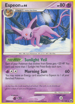 Espeon Lv.44 Majestic Dawn #18/100