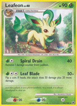 Leafeon Lv.40 Majestic Dawn #24/100