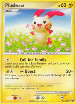 Plusle Lv.27 Majestic Dawn #28/100