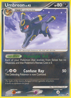 Umbreon Lv.43 Majestic Dawn #32/100