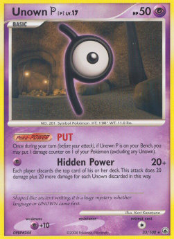Unown Lv.17 Majestic Dawn #33/100