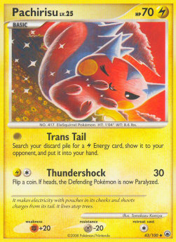 Pachirisu Lv.25 Majestic Dawn #43/100