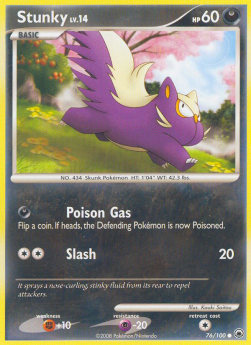 Stunky Lv.14 Majestic Dawn #76/100