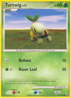 Turtwig Lv.11 Majestic Dawn #77/100
