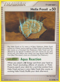 Helix Fossil Majestic Dawn #91/100
