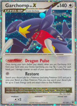 Garchomp LV.X Majestic Dawn #97/100
