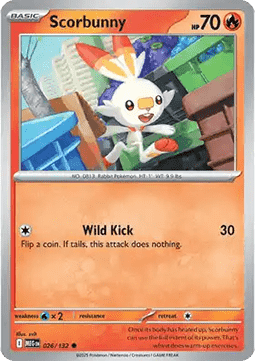 Scorbunny - Mega Evolution #026/132
