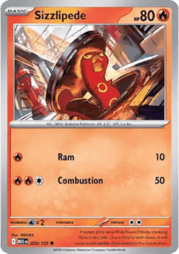 Sizzlipede - Mega Evolution #029/132
