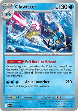 Clawitzer - Mega Evolution #038/132
