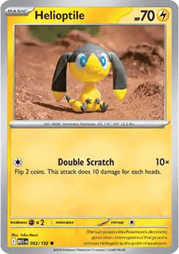 Helioptile - Mega Evolution #052/132