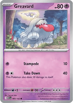 Greavard - Mega Evolution #065/132