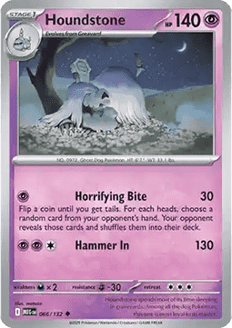 Houndstone - Mega Evolution #066/132