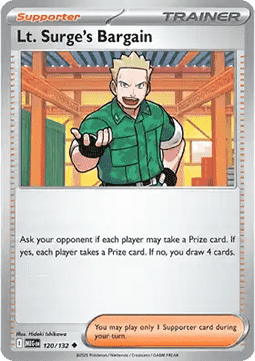 Lt. Surge's Bargain Mega Evolution #120/132