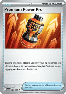 Premium Power Pro Mega Evolution #124/132