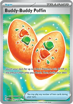 Buddy-Buddy Poffin Mega Evolution #167/132