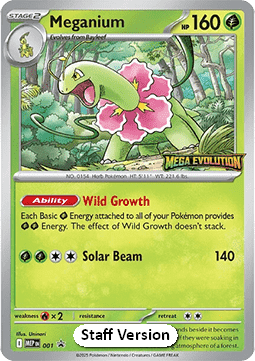 Meganium MEP Black Star Promos #001/56
