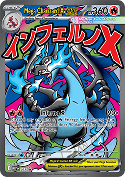 Mega Charizard X ex MEP Black Star Promos #023/56
