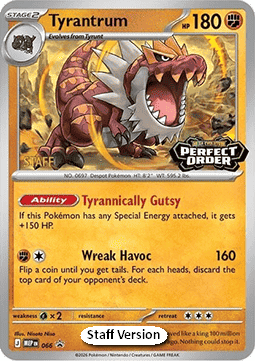 Tyrantrum MEP Black Star Promos #066/56