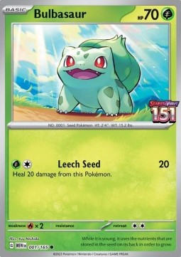 Bulbasaur 151 #001/165