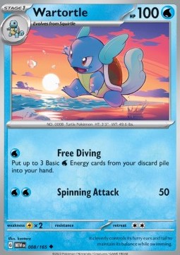 Wartortle - 151 #008/165