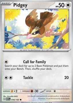 Pidgey - 151 #016/165
