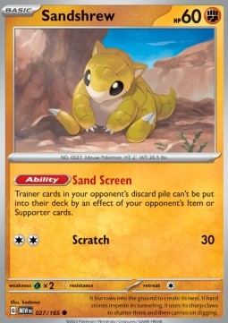 Sandshrew - 151 #027/165