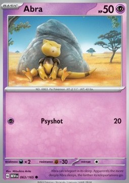 Abra - 151 #063/165