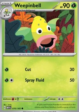 Weepinbell - 151 #070/165