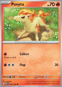 Ponyta - 151 #077/165