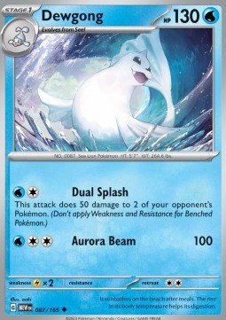 Dewgong - 151 #087/165