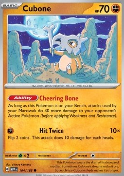 Cubone - 151 #104/165